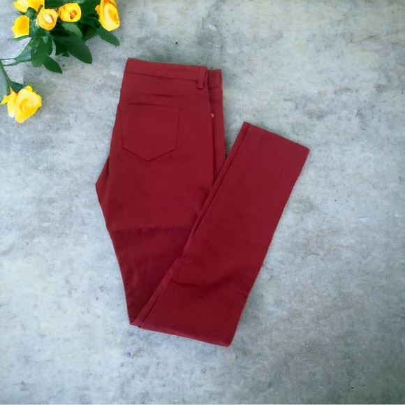 NWT Saint Laurent Paris Red Skinny Jeans Size 30 $595 - Picture 4 of 8